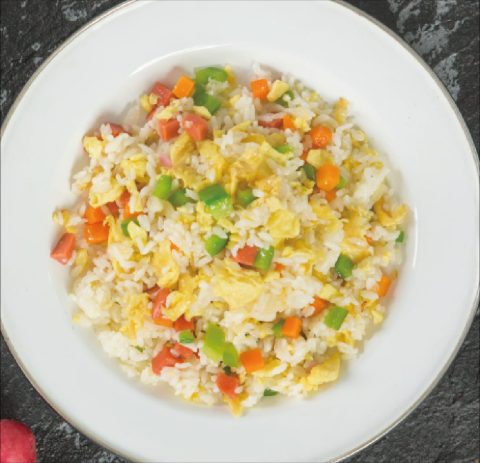 43. Жареный рис с овощами